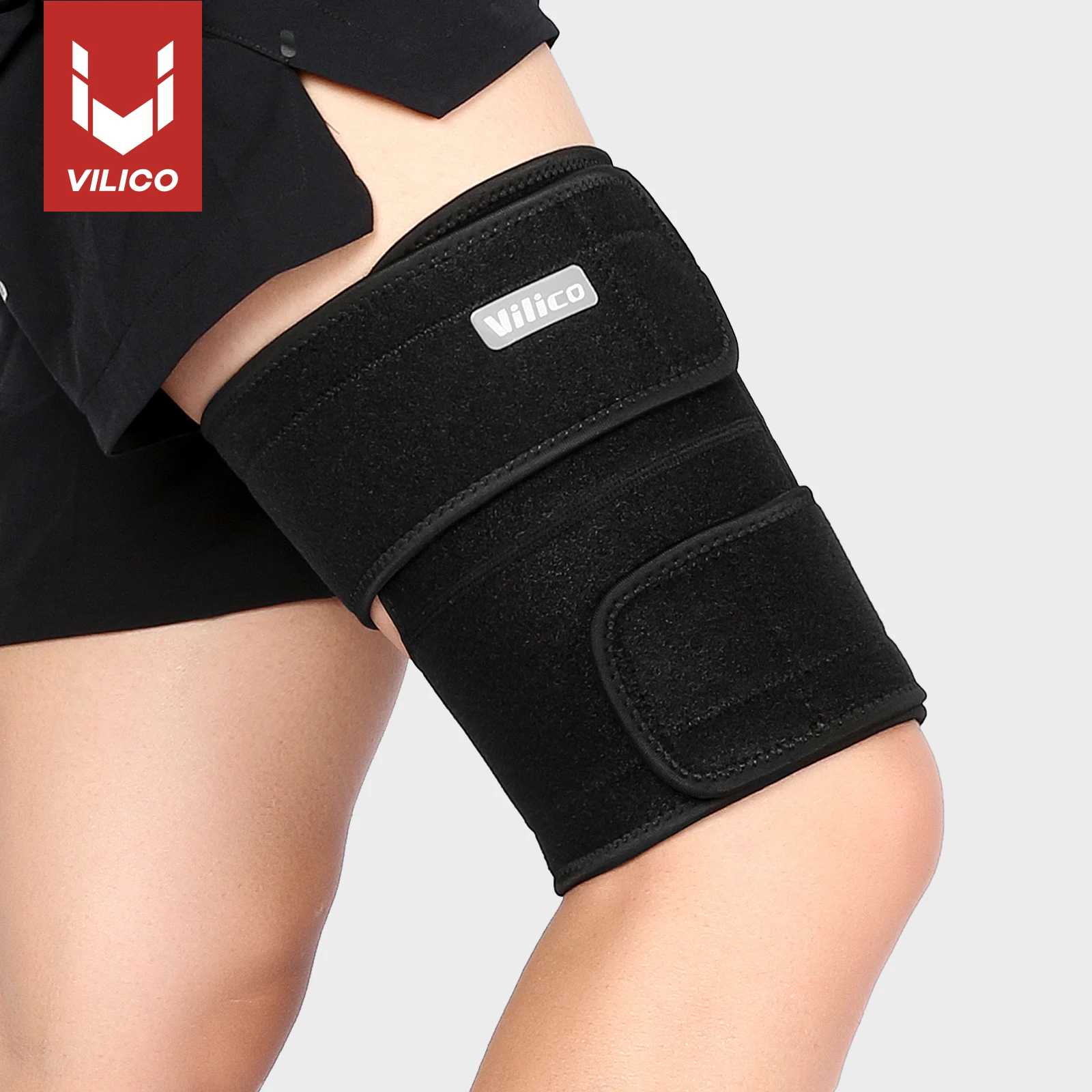 1 PCS Professional Sports Protection for Thighs Bi-directional Adjustment Compression Stable Support Fitness Running Basketball