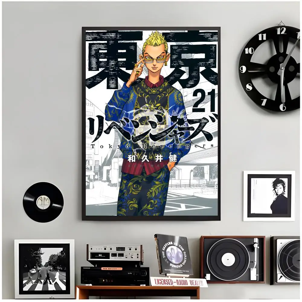 Anime Action Tokyo Revengers Poster Modern Wall Art Home Decor Living Room Decorative Print Unframed