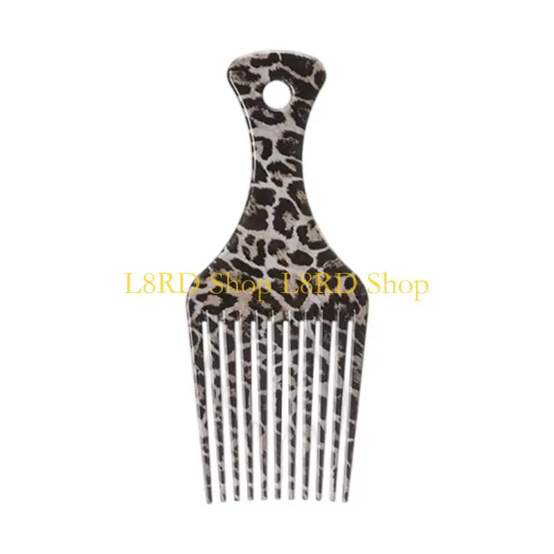 L8RD Nylon Bristles Hair Combs Wide Tooth Detangler Pointed Parting Pin Tail Comb