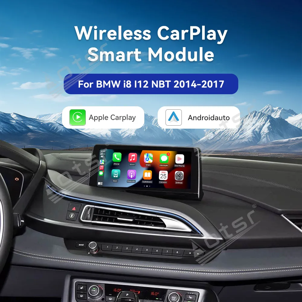 

Car Accessories Wireless Carplay Smart Module For BMW i8 L12 NBT 2014-2017 Decoder Box Android Auto Link Air Play