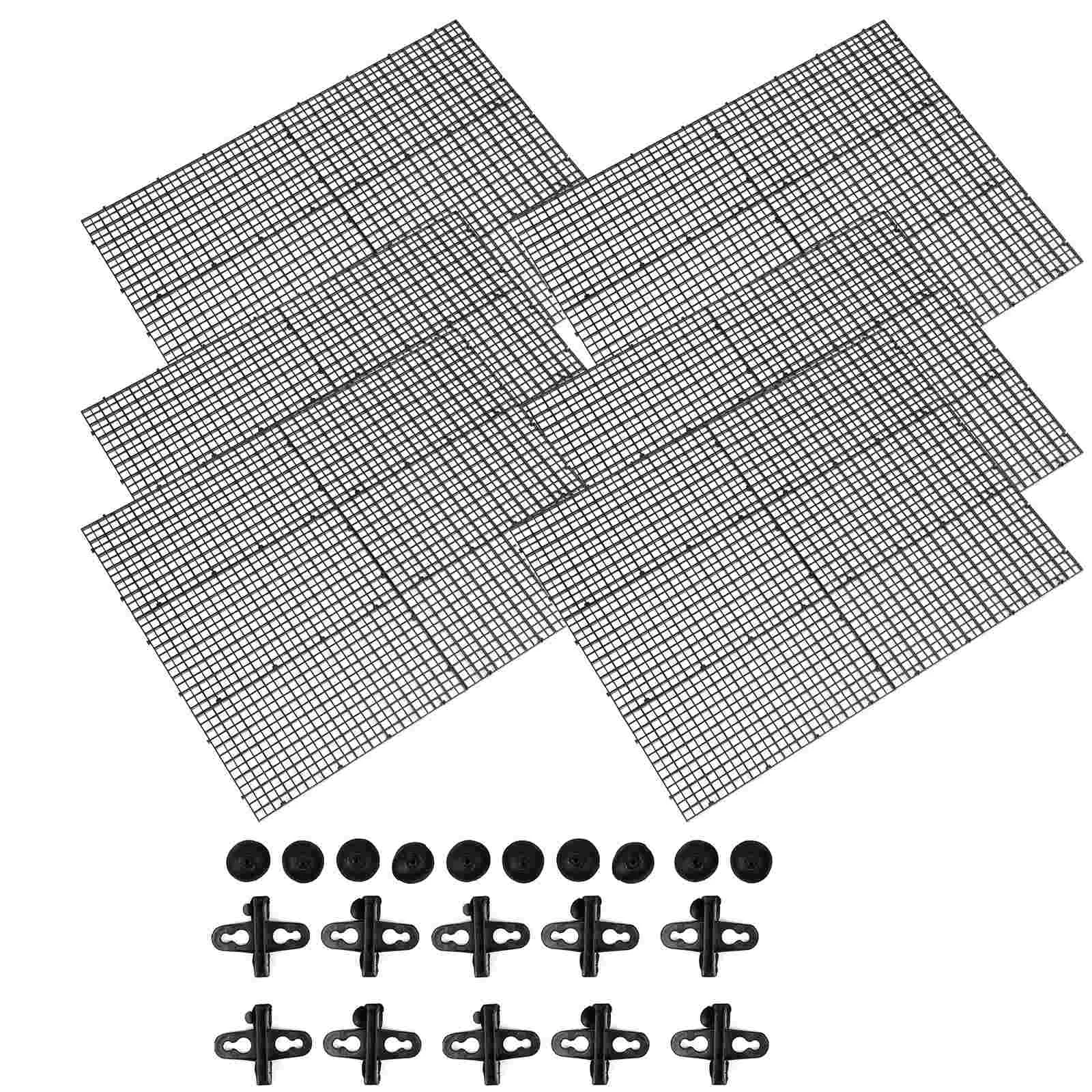 

Fish Tank Partition Set Grid Plate Divider Aquarium Lights Breeding Tray Supplies Plastic Bottom