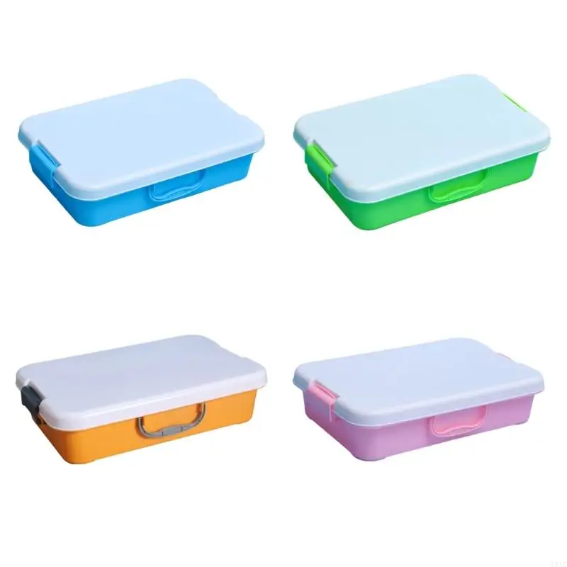 

581F Durable Stackable Sand Toy Plastic Sensory Bins for Arts Crafts Supplies