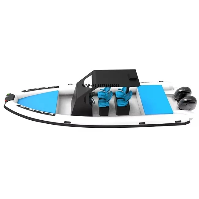 Starres Doppel-V-Aluminiumrumpf-Schlauchboot RIB860 28ft Hypalon Orca mit Luxussitz