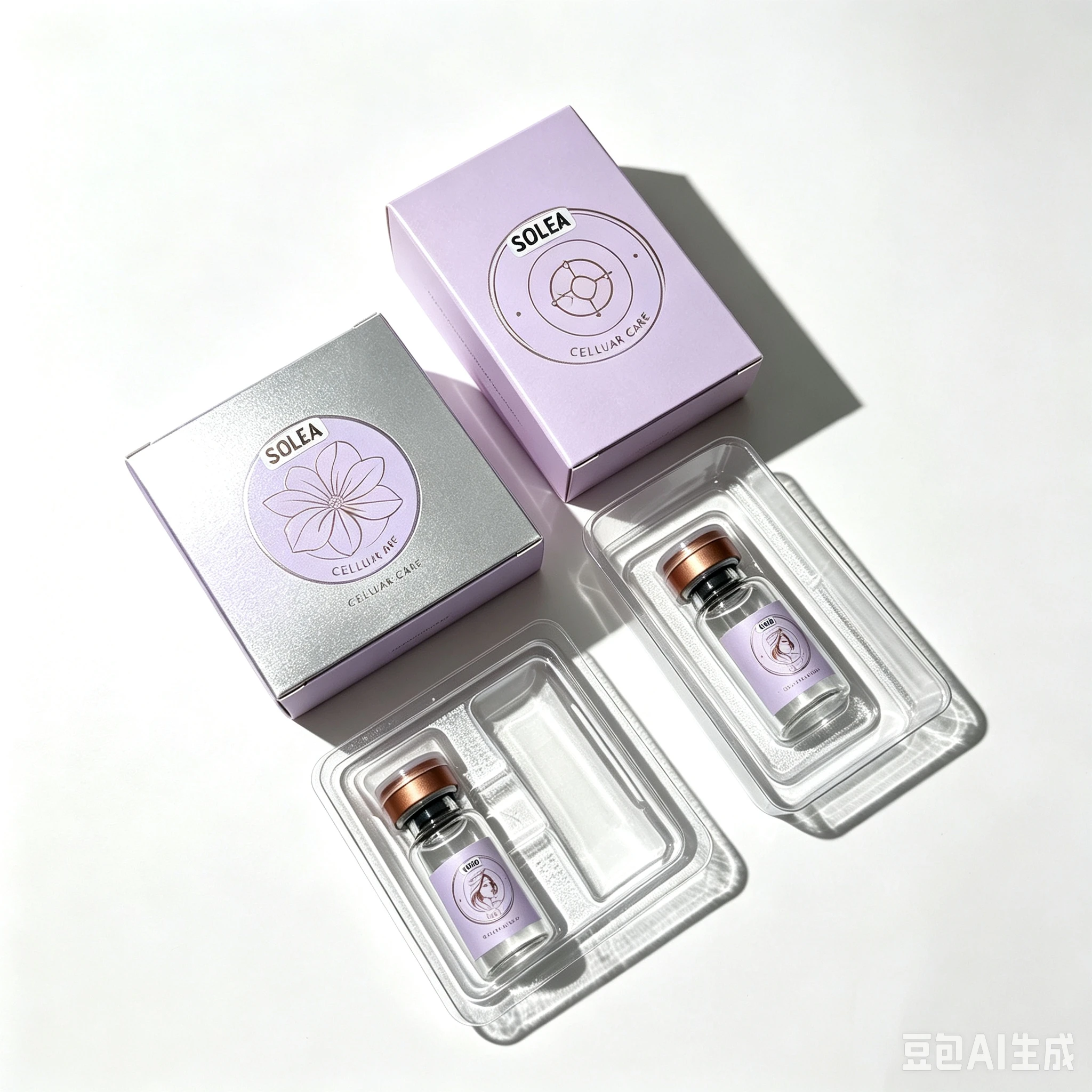 Luxury Single Vial Paper Packaging Boxes Custom Logo Peptide Bottle Storage Cartons Suitable For 3ml And 10ml Containers