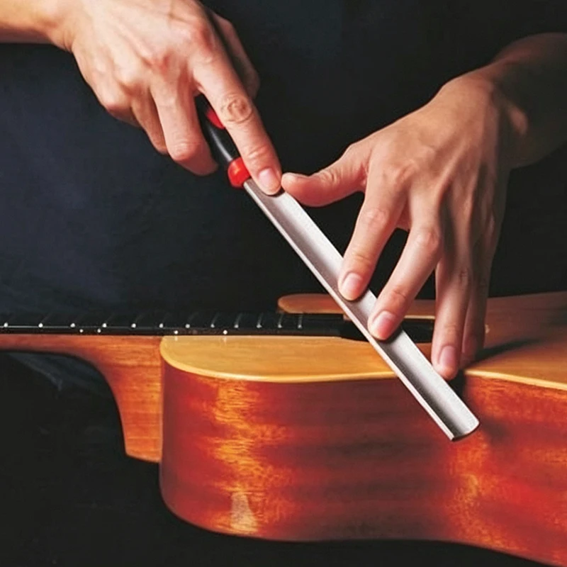 HUATOOL Electric Acoustic Guitar Trimming Shaping File, Sound Hole Arc Luthier Tool for Guitar Repair Making Accessories