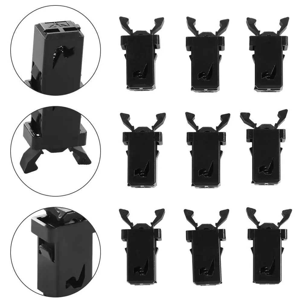 

Plastic 10Pcs Lock Supplies Catch Bin Replacement Self-Locking Switch Lock Repair Clip Trash Can Buckles Door Lock