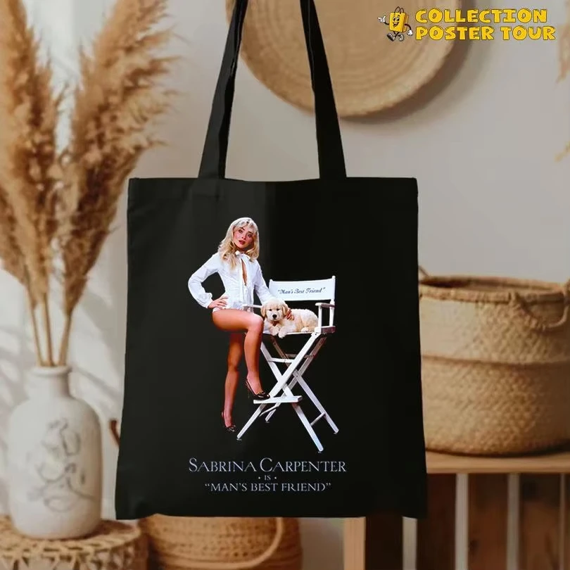 

SABRINA CARPENTER большая сумка с принтом, холщовая сумка для макияжа, холщовая продуктовая сумка, женские сумки, студенческая портативная сумка для поездок на работу