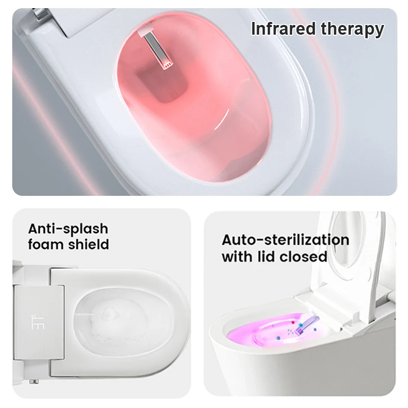 Flagship Smart Toilet With AI Voice Control and Foam Shield Anti Splash Full Featured CUPC ETL WaterSense Master Suite