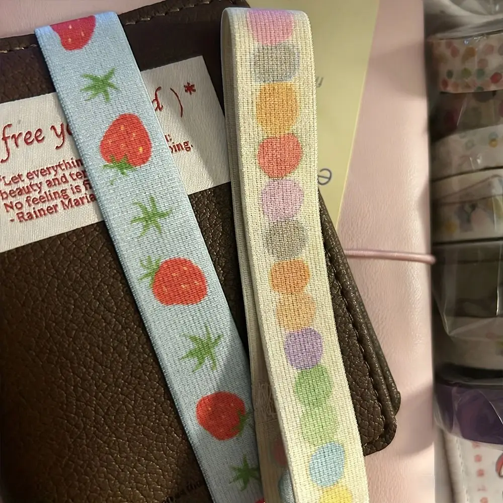 Adjustable Notebook Straps Loose-leaf Notebook DIY Decoration Scrapbooking Band Cute Star Binder Strap