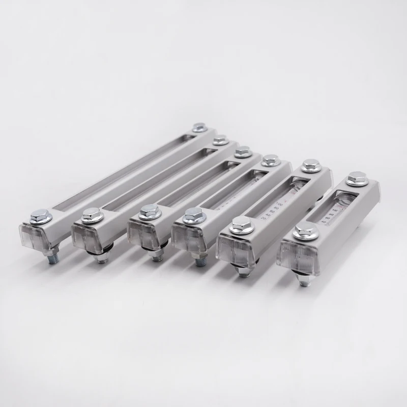 زجاج مقياس مستوى السائل ، خزان مياه شفاف ، خزان زيت هيدروليكي ، رباط قياسي