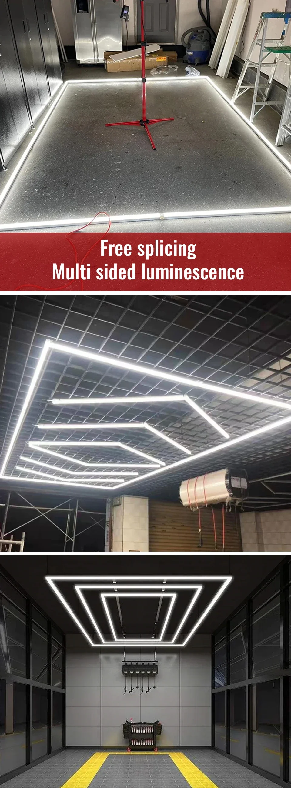 ハニカム Led ライトガレージライト六角 Led ランプ Led チューブ天井