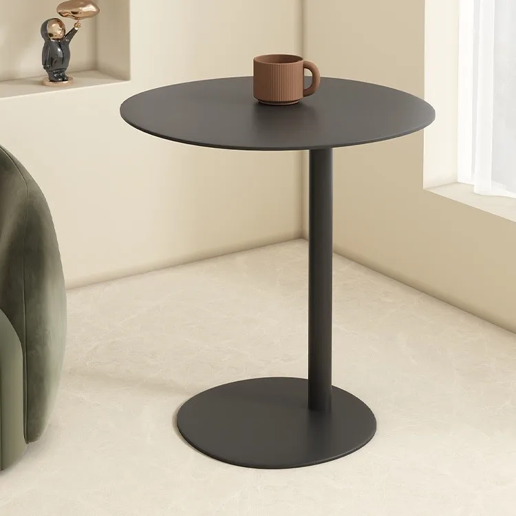 

Minimalist sofa side table Modern simple wrought iron side table Coffee Small Removable coffee Household corne