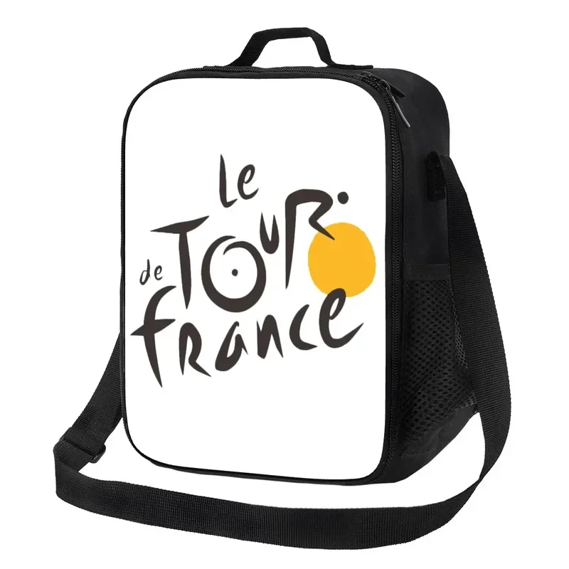 

Le Tour The France Portable Lunch Box for Women Leakproof French Bicycle Cooler Thermal Food Insulated Lunch Bag Office Work