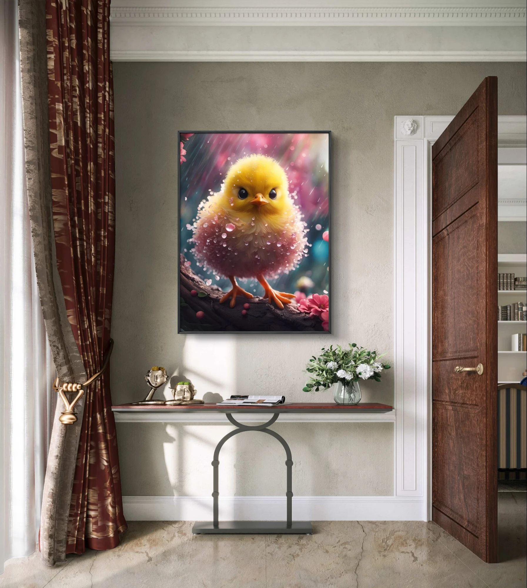 Cartoon Chick 5D Diamond Painting Cute Chicken Diy Diamond Embroidery Rhinestones Cross Stitch Child Hand Gifts Home Wall Decor