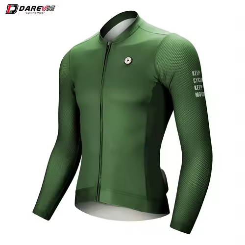 DAREVIE Cycling Jersey Small Size SPF 50+ Training Level Men Women Long Sleeves Cycling Jersey Breathable Man Cycling Maillott - Image 11