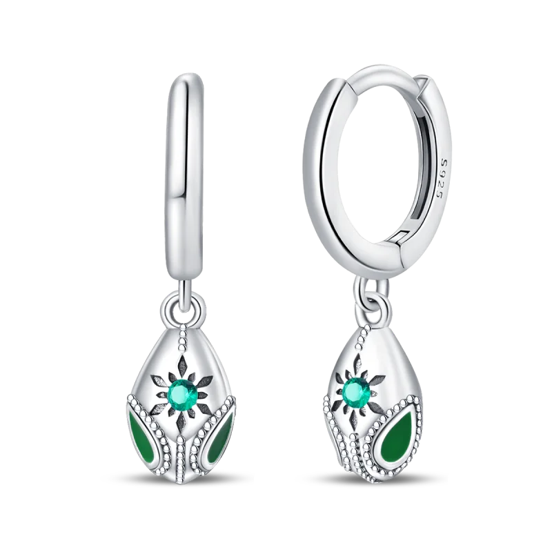 925 Sterling Silver Retro Snake Head Hoop Earrings Sparkling CZ Zircon Earrings For Women Fine Birthday Anniversary Jewelry Gift