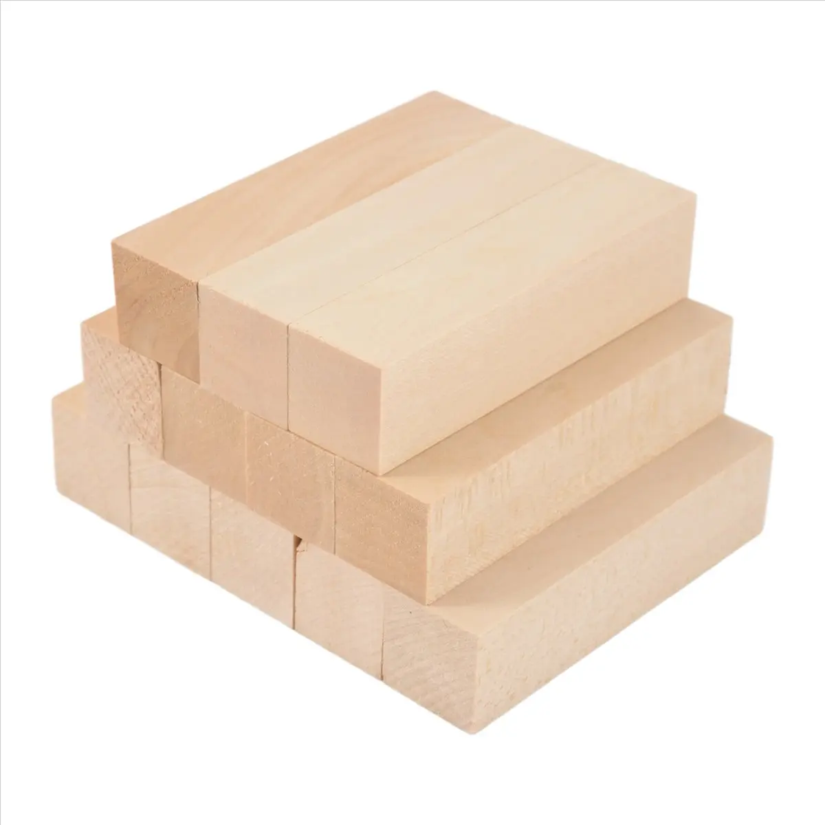 DT38 Whittling and Carving Wood Blocks Unfinished Wood Blocks Basswood Carving Blocks Set for Carving Beginners