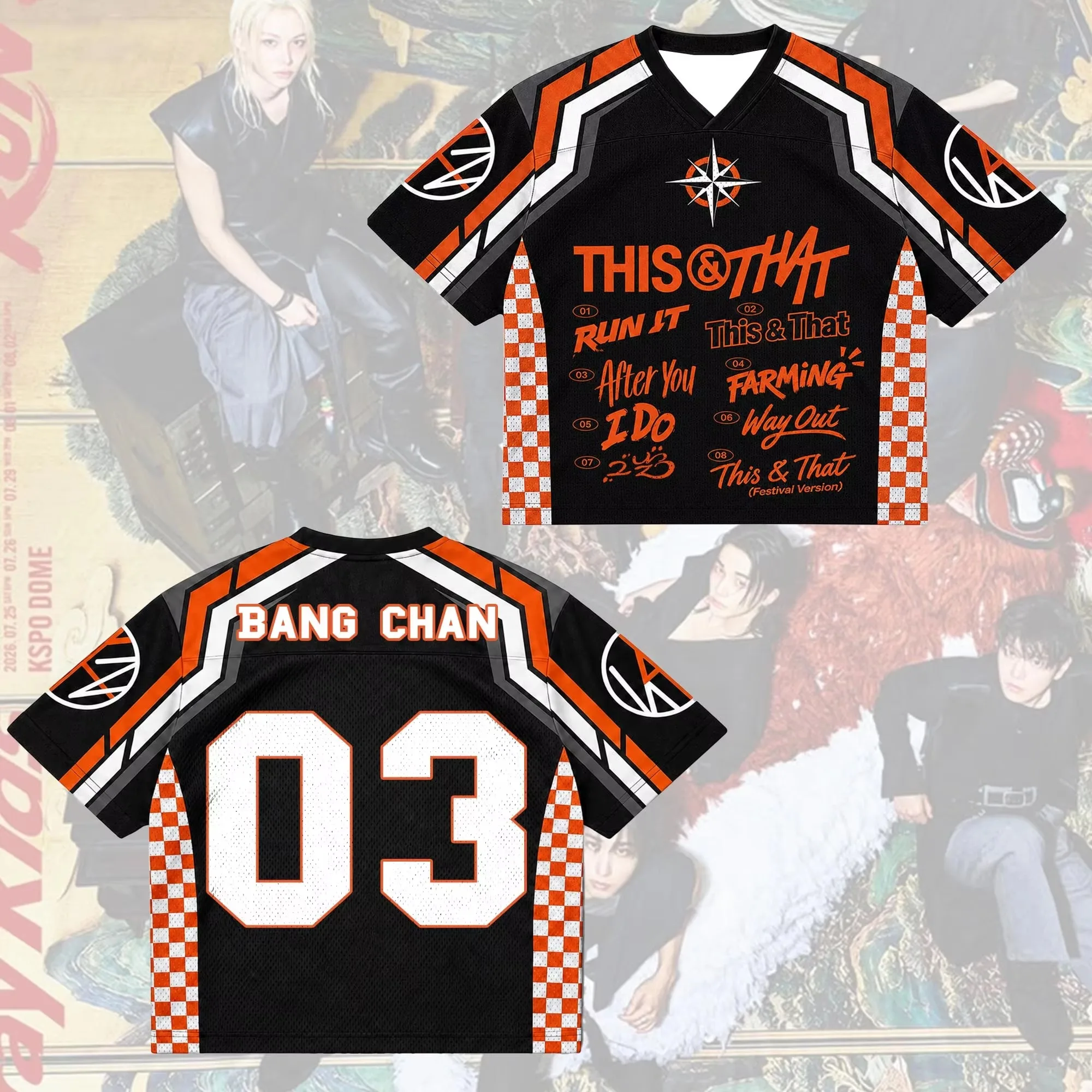 2026 Stray Kids This & That Track List 3D Printed Jersey Men Summer Sports Outdoors T-shirt Breathable Quick Drying Clothing Top