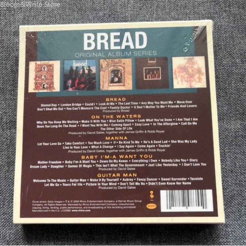 5CD Original Album Series Box Set, Soft Rock Pop Studio Album Collection,Full Tracks Audiophile Music Disc for Collection & Gift