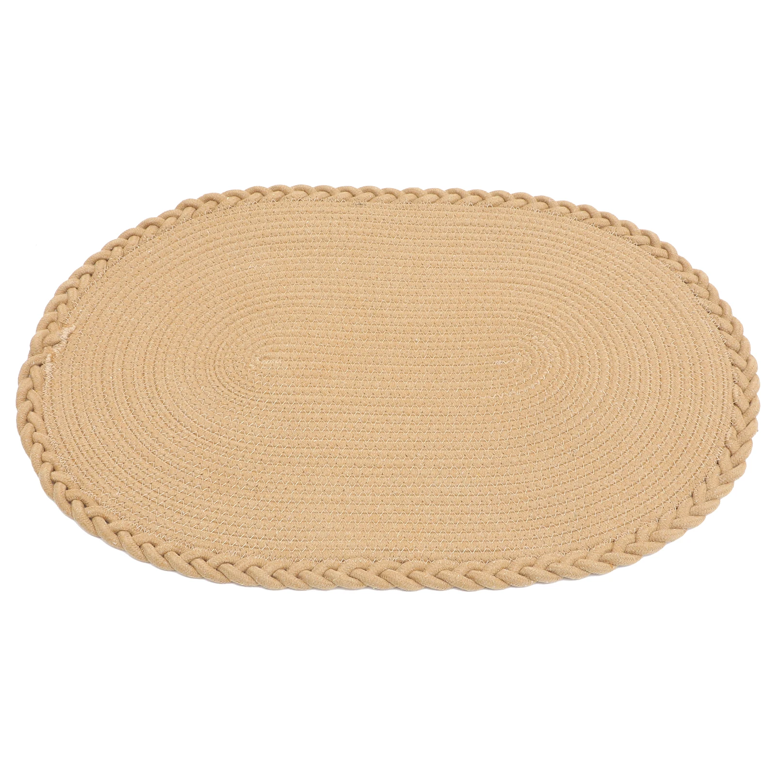 

Cotton Thread Cushion Handmade Woven Rugs Non Mats Absorbent Floor Pads Entryway Carpet Anti Skid Home Decorative