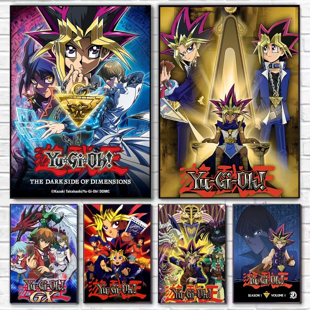 Anime Y-Yu-Gi-Oh Poster Stylish Wall Art Print for Living Room Bedroom Study Office Café Home Decor Modern Gift