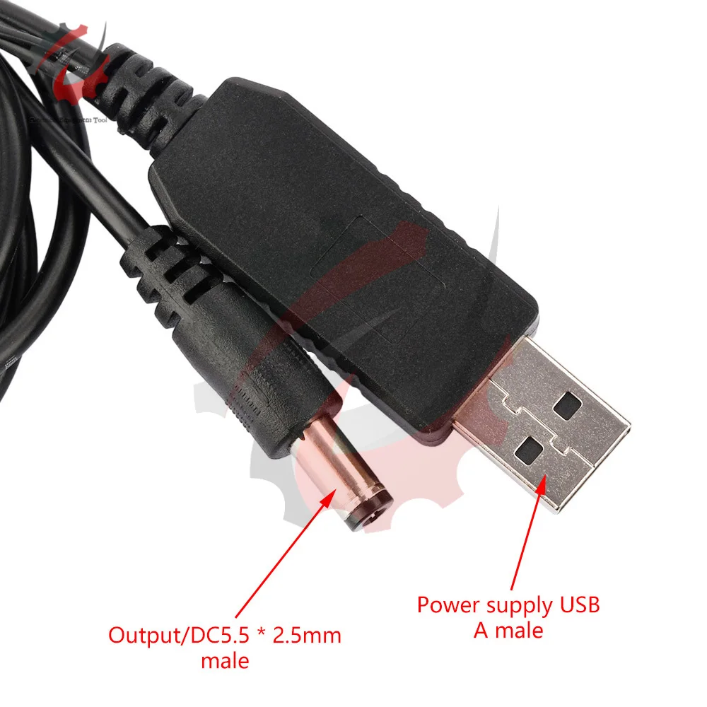 QC 2.0/3.0 DC 9V 12V 3A USB Decoy Trigger 100CM Power Supply Boost Line Step Up Charging Cable Voltage Regulator Wireless Router