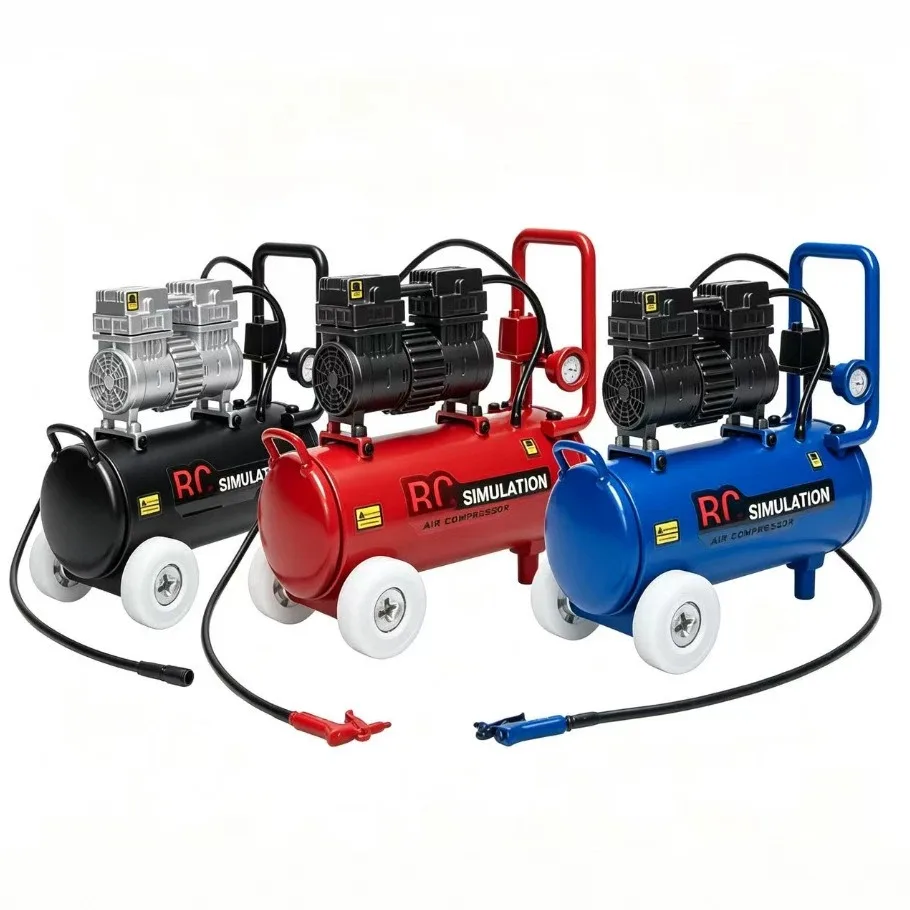 1/10 RC Crawler Simulated Air Compressor Mini Decorative Accessories Fit TRX4 SCX10 MK07 5811 MJX CROSS Off-road Car