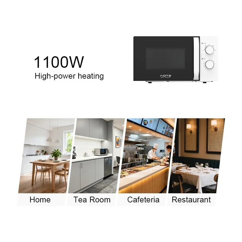 

Cross-border European Standard Electric Microwave Oven 1100W Mechanical Control Household Use Visible Heating