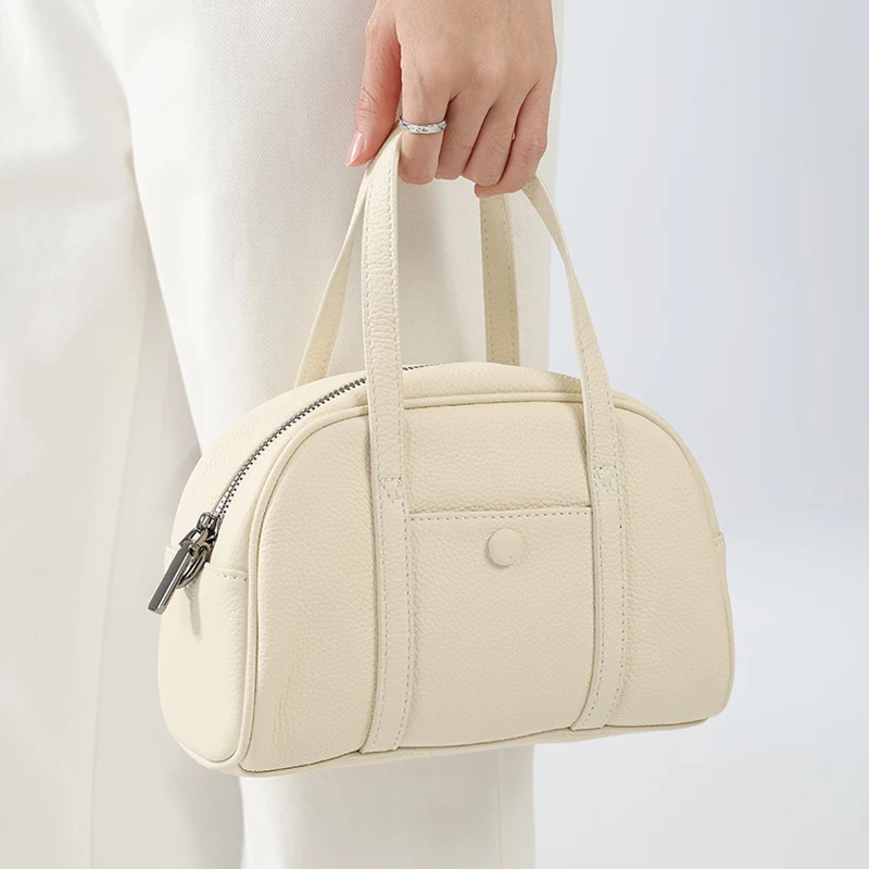 New summer women's genuine leather Shell bag Tote bags female luxury designer brand handbag Ladies mini crossbody shoulder bag
