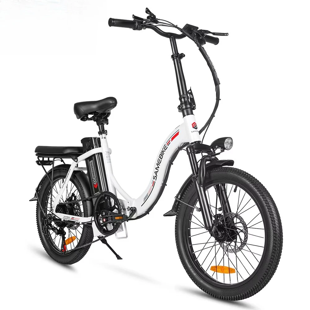 

New CY20 20 Inch Steel Frame Lady City Electric Bicycle 36V12Ah Lithium Battery Foldable Ebike for Lady