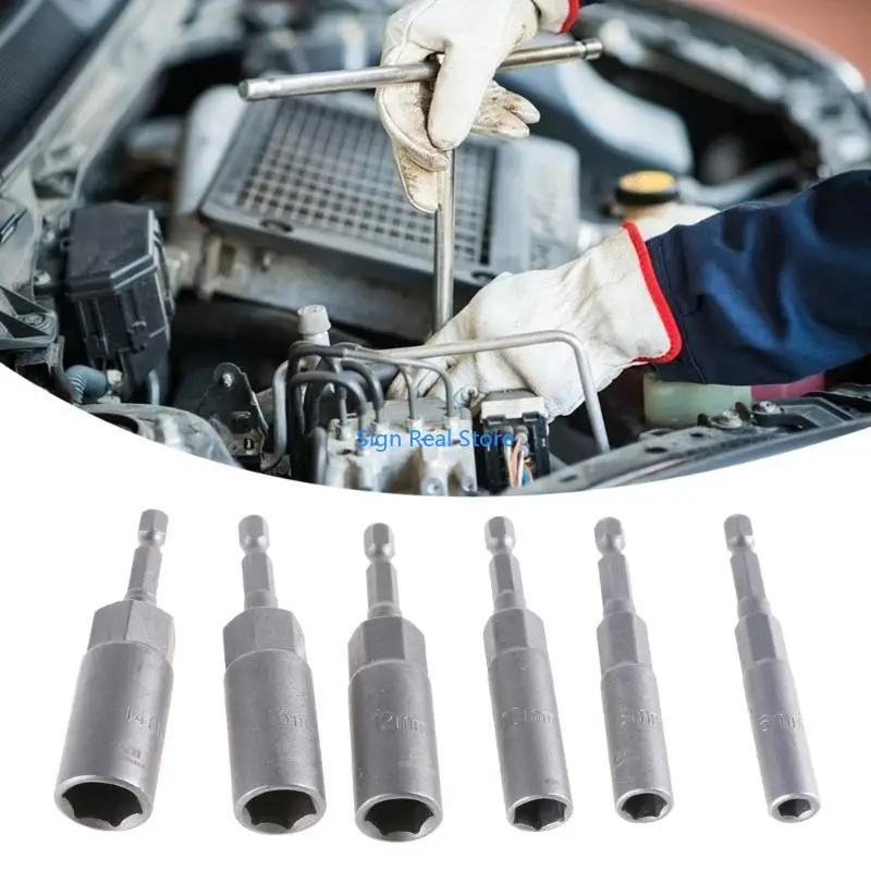 1/4inch Driver Sockets HEXETS SOCKET SOCKETS PORTE POWER TOLL 41XB