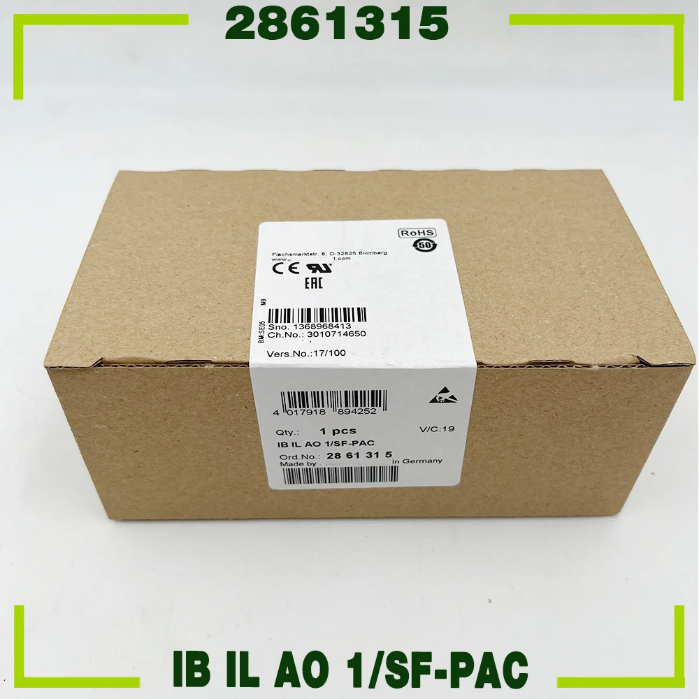 For Phoenix Analog Quantity Module IB IL AO 1/SF-PAC 2861315