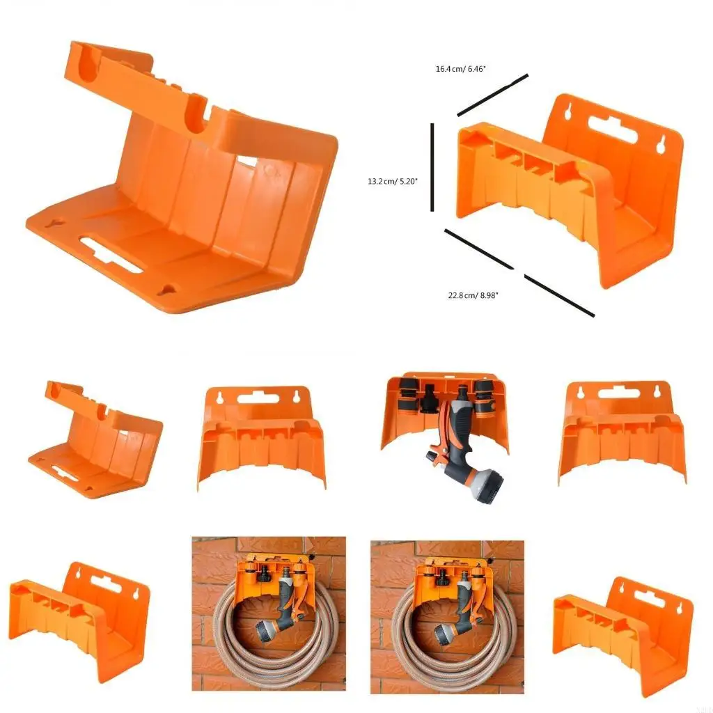 

Convenient Water Hose Storage Rack Wall Mounted Water Pipe Holder Hosepipe Stand Practical Tap Watering Hose N2UD