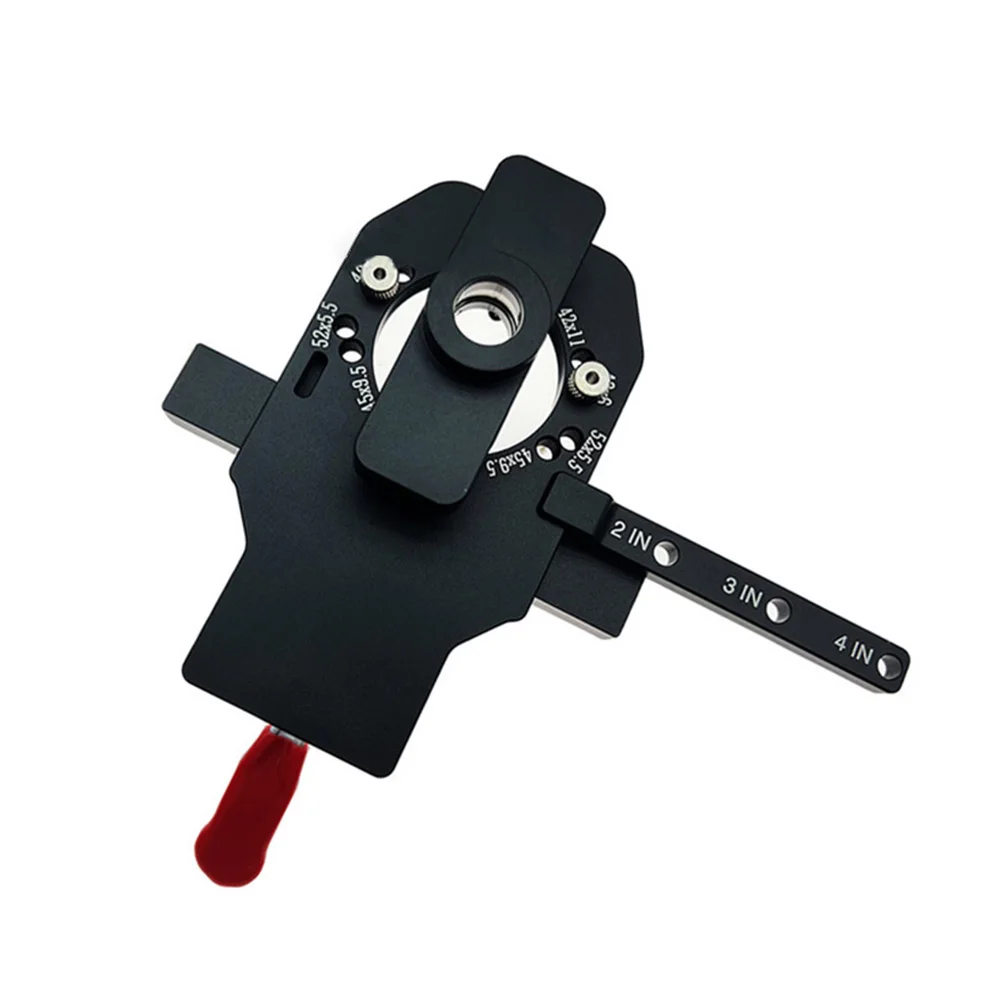 Efficiente maschera per cerniera 2 in 1 per foratura di fori da 35 mm con per bloccaggio rapido per porte di armadi e montaggio di mobili