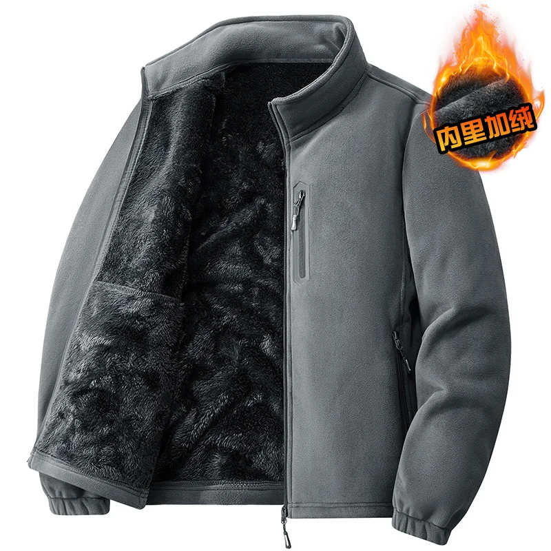 

Men's Winter SoftShell Tactical Jacket Men Women's Casual Top Autumn Winter Outdoor Hiking Thick Thermal Polartec Fleece Coat