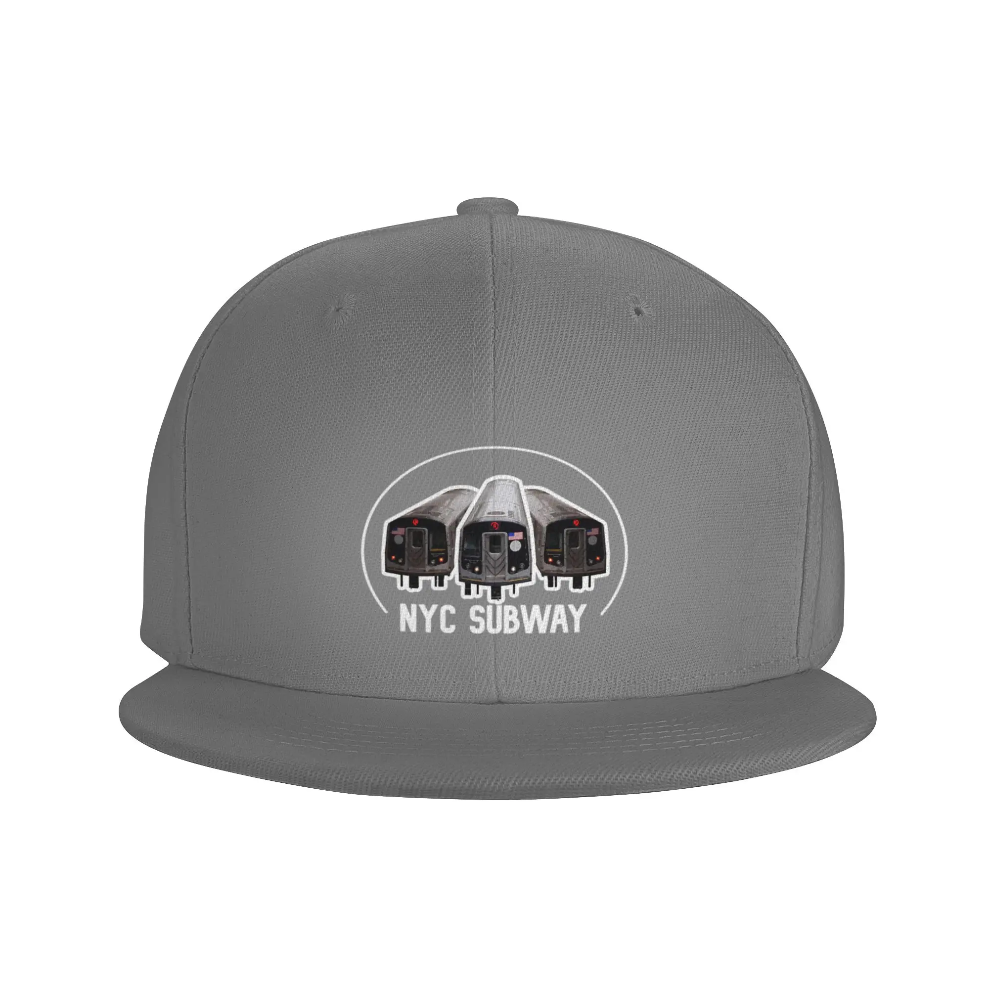 Fashion NYC Subway  New Tech Trains Flat Brim Sun Hat  Maintains Shape After Long Wear Men's Hat