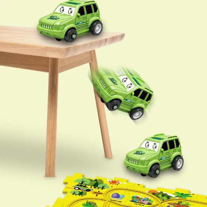 Race Car Track Toys for Kids, montagem DIY, carrinho elétrico, brinquedos educacionais intelectuais