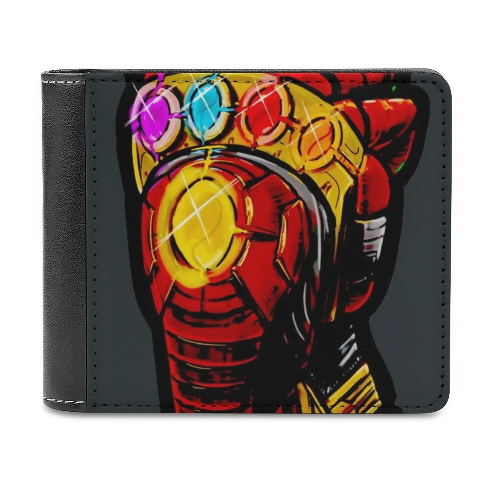 De Iron Snap Heren Portemonnee Portemonnees Portefeuilles Nieuw Design Dollar Prijs Top Heren Lederen Portemonnee Spoiler Alert Spoiler Alert Infinity