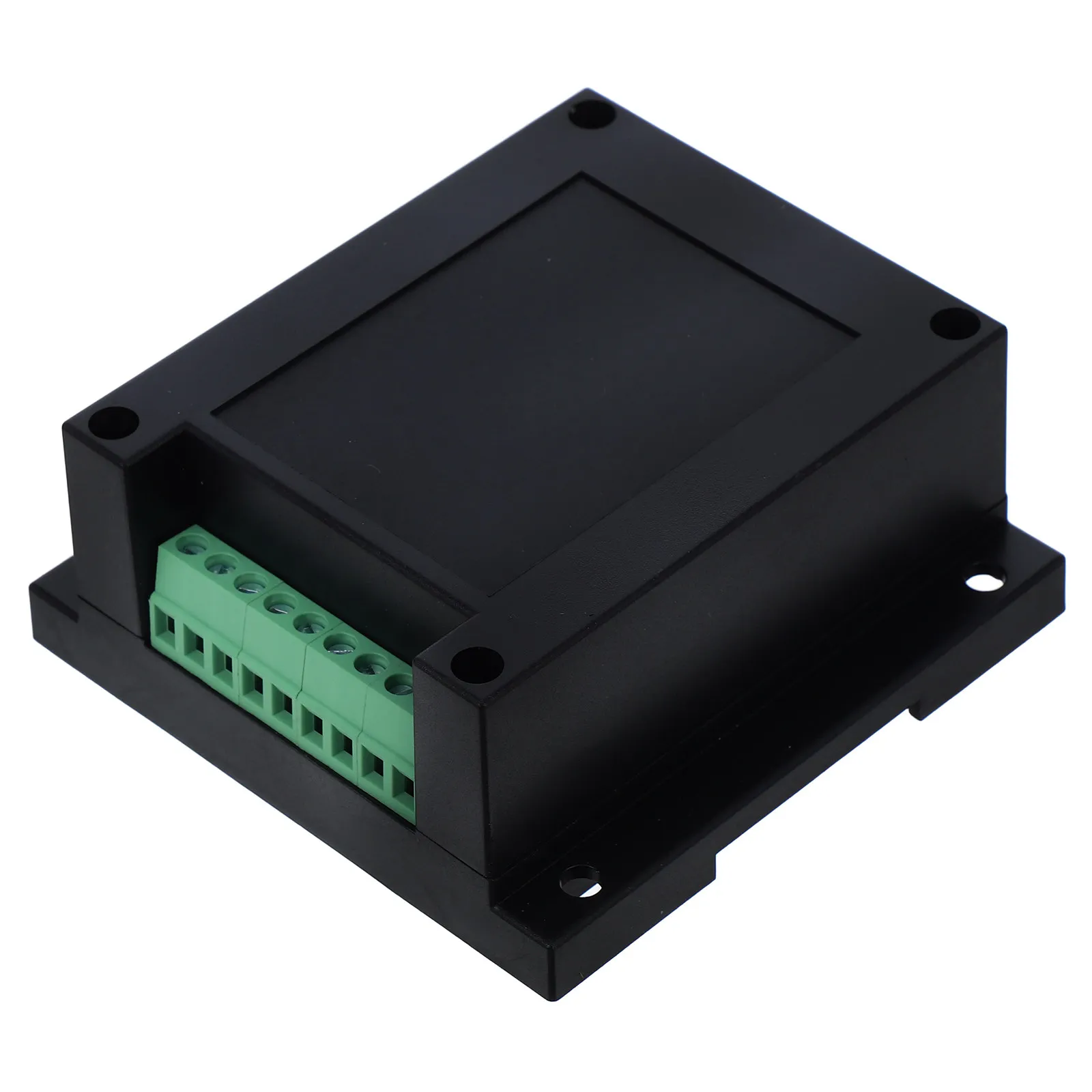 Plastic Rail-Mounted Junction Box, Compact ABS Electrical Enclosure for Outdoor Installation, Space-Saving