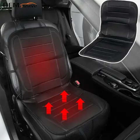 12V 범용 열선 자동차 시트 커버 빠른 가열 겨울용 워머 쿠션 운전석 앞좌석 보호대