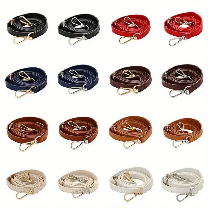 125 سنتيمتر حزام حقيبة طويلة بولي Leather حقيبة كتف جلدية حزام 1.7 سنتيمتر واسعة اكسسوارات لحقائب اليد موضة حقيبة PU حزام لأحزمة كروسبودي