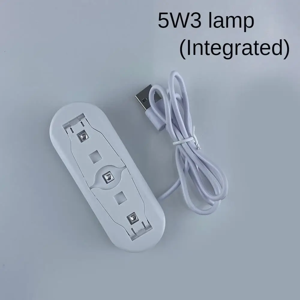 Nuovo asciuga unghie tascabile pieghevole Lampada per fototerapia durevole di dimensioni mini 2 velocità Luci a LED UV portatili