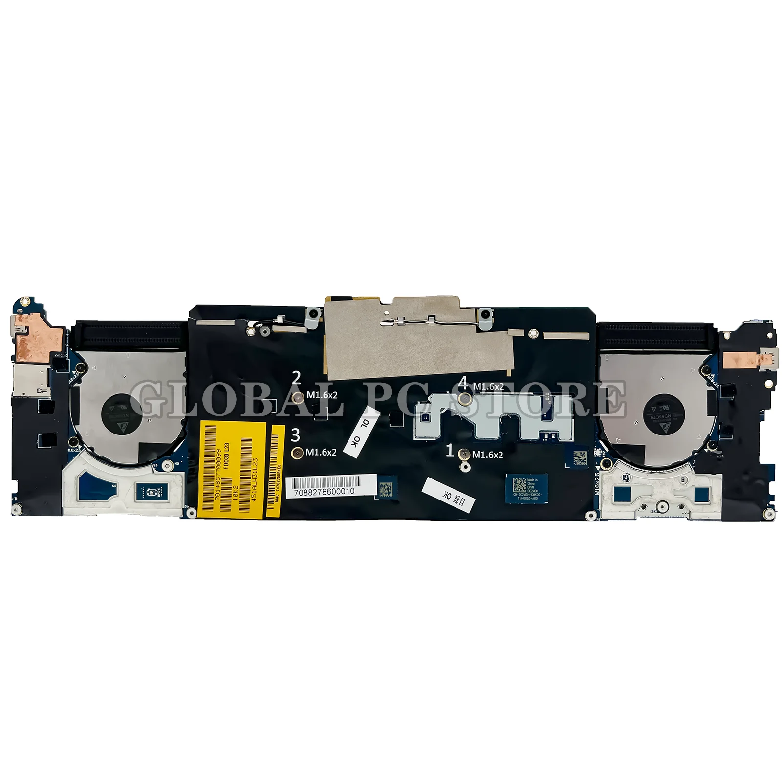 KEFU LA-J851P Mainboard For Dell XPS-13 9310 Laptop Motherboard i3 i5 i7 11th Gen RAM/8GB SSD/256G