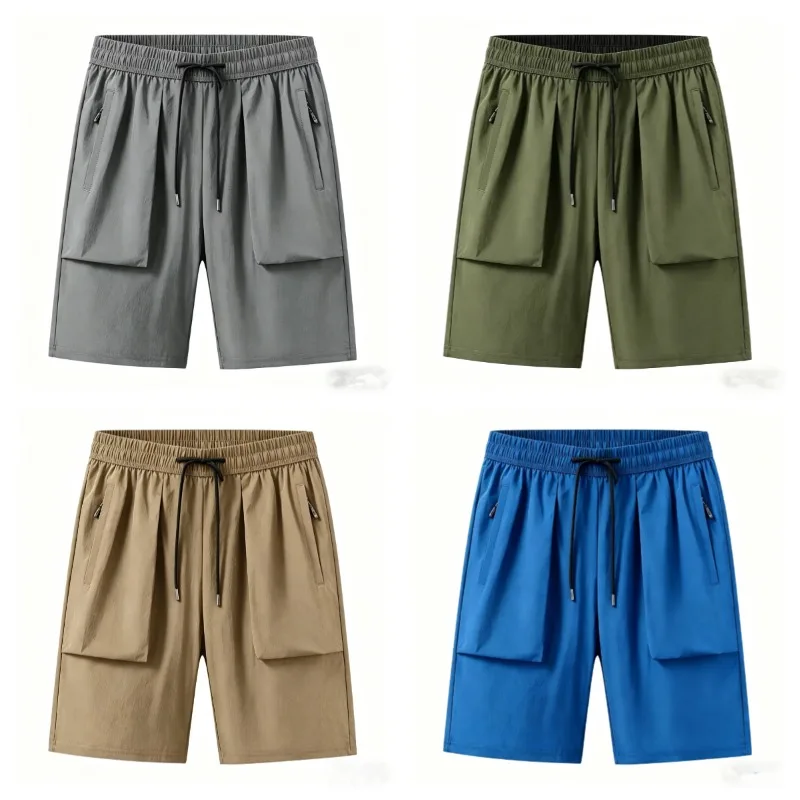 Summer Outdoor Comprehensive Training Sweat Absorbing Quick Drying Five Point Shorts Fashion Trend Neutral Loose Sports Pants