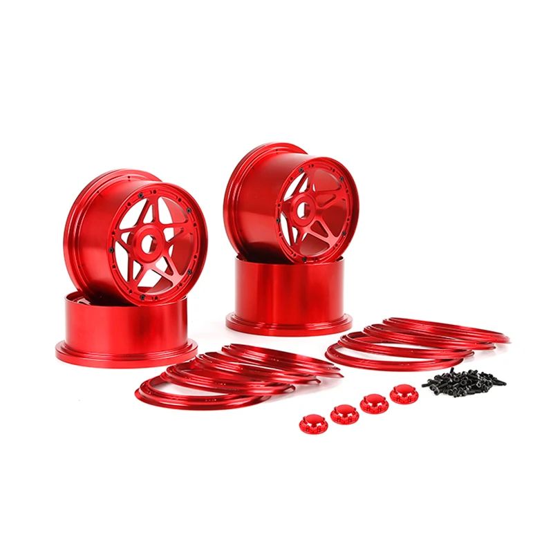 

85530 Металлическая пятизвездочная ступица с ЧПУ с комплектом колец для радиоуправляемого автомобиля 1/5 Rovan HPI KM Baja 5b