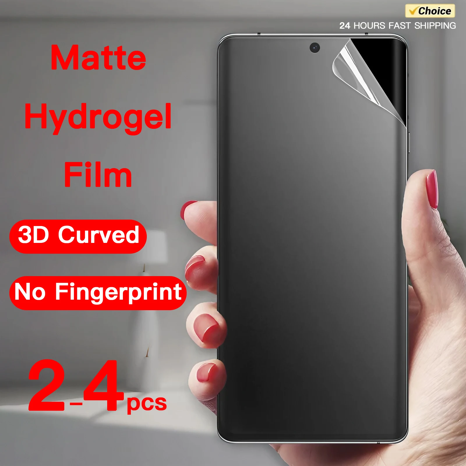 

2-4PCS Matte Hydrogel Film for OnePlus 13 12 11 10 9 8 R T Screen Protector Not Tempered Glass
