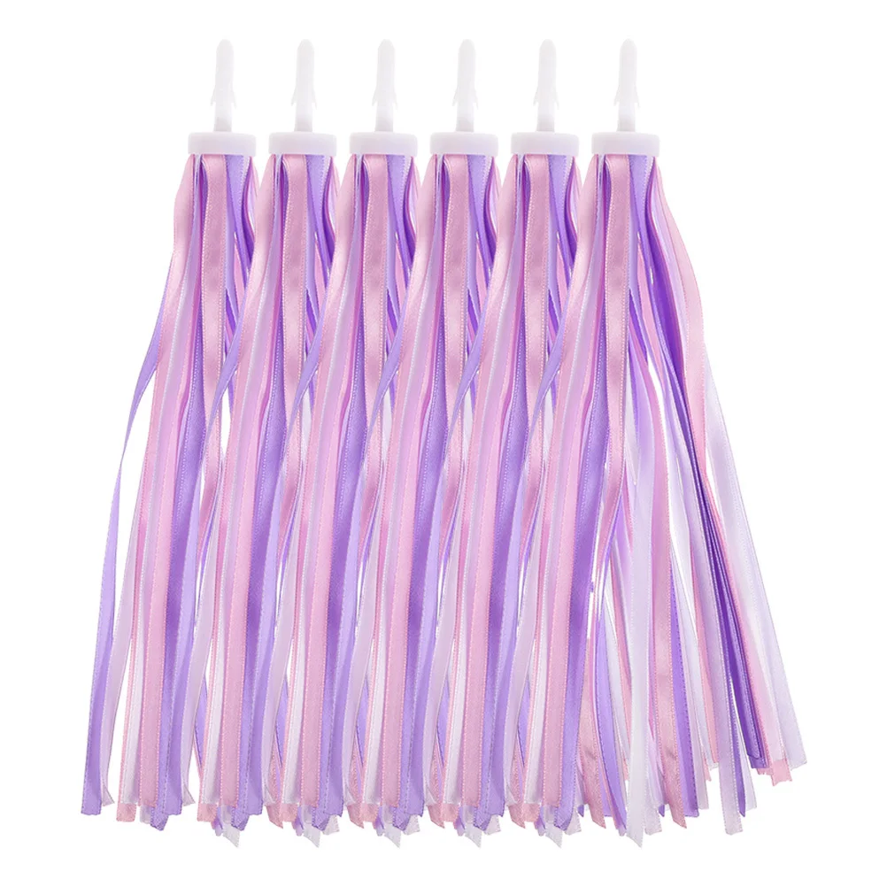 

Bike Handlebar Streamers Durable Tassel Ribbons For Scooter Tricycle Colorful Decorative Accessories Teenager