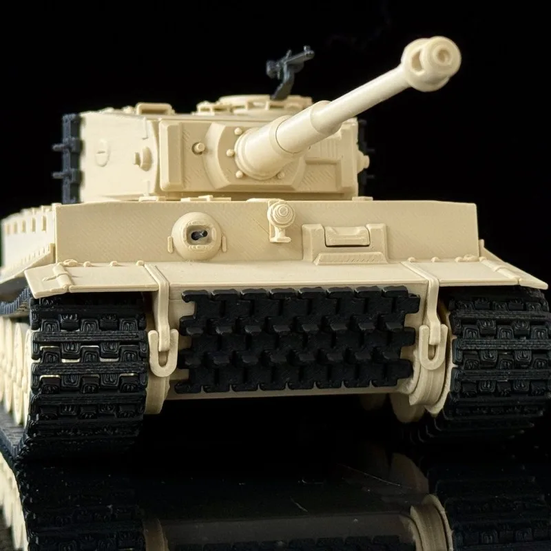 War Armor Model WW II Tiger E‑type 3D Printing Assembly Toy DIY Hand‑Assemble Simulation Tank Vehicle Desktop Display Toy Model view 3