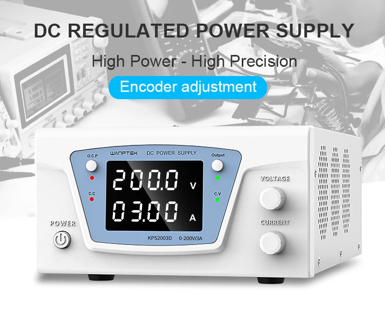 KPS20010D Adjustable Laboratory Power Supply 200v 10a High Power Digital Display Switching Dc Regulated Power Supply 2000w