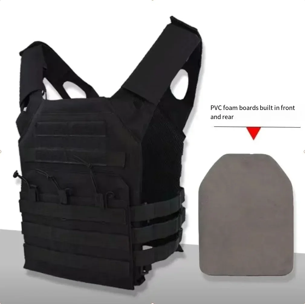 Chaleco táctico JPC Airsoft 600D MOLLE con placa espuma EVA - imagen 2